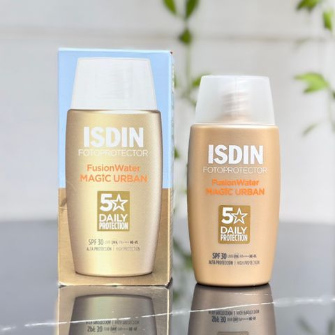 Kem Chống Nắng Isdin Fusion Water Urban SPF30 50ml - Bảo Vệ Da Chống Ô Nhiễm & Ánh Sáng Xanh, Dưỡng Ẩm Bền Lâu