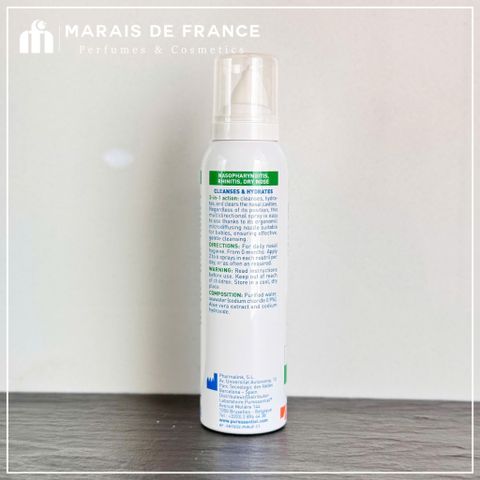 Xịt Rửa Mũi Puressentiel Baby 100ml - Nước Biển & Lô Hội Dưỡng Ẩm Dịu Nhẹ Cho Trẻ Sơ Sinh 0+ Tháng