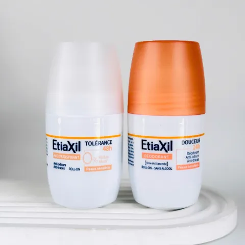 Lăn Khử Mùi Etia xil Gentle Deodorant 48H Cho Da Nhạy Cảm - Khô Thoáng, Dịu Nhẹ, Không Cồn, Không Paraben, Hương Thơm Dễ Chịu