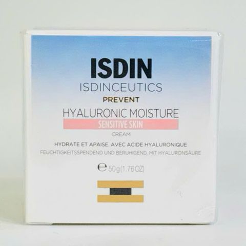Tester Kem Dưỡng Ẩm Isdinceutics Hyaluronic Moisture Sensitive 50g - Dành Cho Da Nhạy Cảm, Cấp Ẩm & Phục Hồi Da, Chất Kem Nhẹ Thoáng Mát