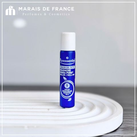 Lăn Giảm Đau Đầu và Căng Thẳng Puressentiel Maux De Tête 5ml - Tinh Dầu Thiên Nhiên Thư Giãn Tinh Thần, Giúp Giảm Stress hiệu quả