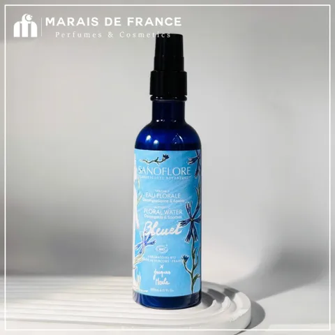 Xịt Khoáng Sanoflore 200ml Hoa Thanh Cúc - Nước Cân Bằng Hữu Cơ, Giảm Sưng Mắt, Làm Dịu Da Nhạy Cảm, Chăm Sóc Da Mặt