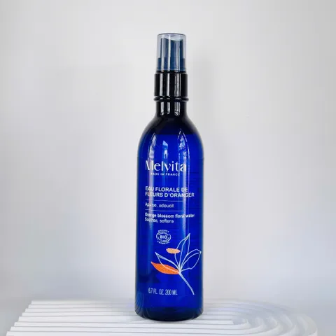 Xịt Dưỡng Hoa Cam Hữu Cơ Melvita 200ml - Cấp Ẩm, Cân Bằng pH, Làm Dịu Da Tự Nhiên, dịu nhẹ Cho Da Nhạy Cảm