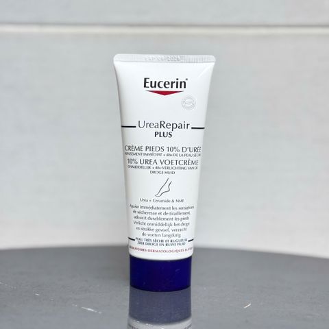 Kem Dưỡng Da Chân Eucerin UreaRepair PLUS 10% Urea - Giải Pháp Giảm Nứt Nẻ, Cấp Ẩm Chuyên Sâu, Dưỡng Mềm Da Khô 100ml
