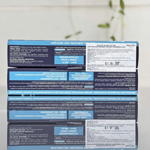 Tinh Chất Ngăn Rụng Tóc Nam Phyto Phytocyane Men Serum - Kích Thích Mọc Tóc & Tăng Mật Độ Tóc - 12 Ống Dưỡng Tóc Chất Lượng Cao