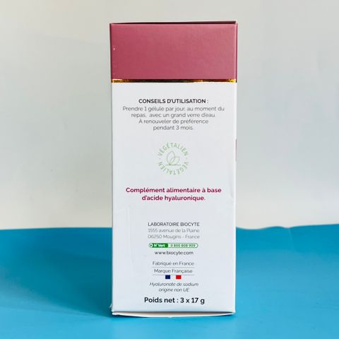 Viên Uống Biocyte Hyaluronic Forte 300mg - Bổ Sung Hyaluronic Acid Giúp Da Căng Mịn, Giảm Nếp Nhăn, Tăng Độ Ẩm Cho Da Kém Đàn Hồi