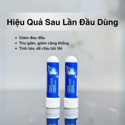 Ống Hít Giảm Đau Đầu Puressentiel Migra Pure - 6 Tinh Dầu Hữu Cơ Thư Giãn, Giảm Căng Thẳng, Tiện Lợi Mang Theo