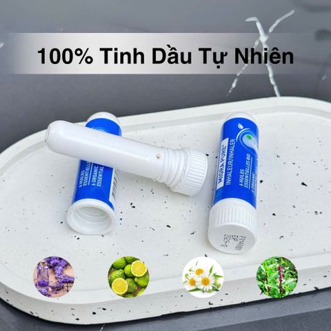 Ống Hít Giảm Đau Đầu Puressentiel Migra Pure - 6 Tinh Dầu Hữu Cơ Thư Giãn, Giảm Căng Thẳng, Tiện Lợi Mang Theo