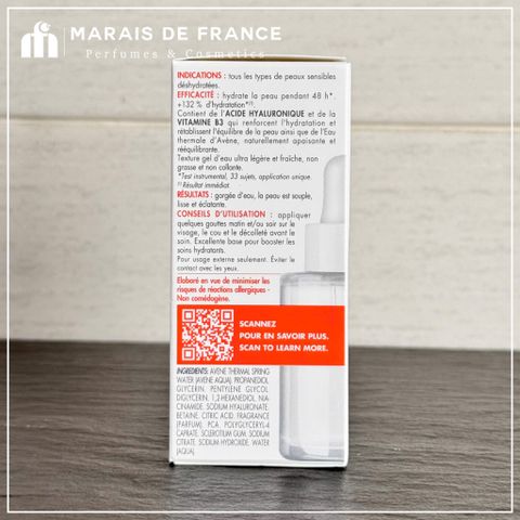 Serum Cấp Nước Avene Hydrance Boost 30ml - Dưỡng Ẩm Sâu, Phục Hồi Da Nhạy Cảm, Giúp Làm Dịu & Căng Mướt Da