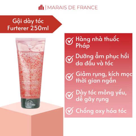 Dầu Gội Rene Furterer Tonucia Natural Filler 250ml - Phục Hồi Tóc Mỏng Yếu, Tăng Độ Dày và Sức Sống Tóc Hư Tổn