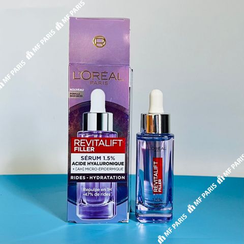 Serum L'Oreal Revitalift 1.5% Hyaluronic Acid 30ml - Cấp Ẩm, Chống Lão Hóa, Làm Sáng Da - Phù Hợp Mọi Loại Da