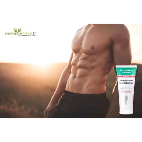 Gel Săn Chắc Cơ Bụng & Hông Nam Somatoline Abdominaux Top Definition 200ml - Hỗ Trợ Tạo Hình 6 Múi, Cảm Giác Mát Lạnh Khi Tập Gym
