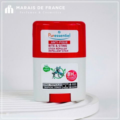 Thanh Chống Muỗi Puressentiel 20ml - An Toàn Cho Bé, Mẹ Bầu & Da Nhạy Cảm, Hiệu Quả 8,5h, Thiên Nhiên Không Chất Độc