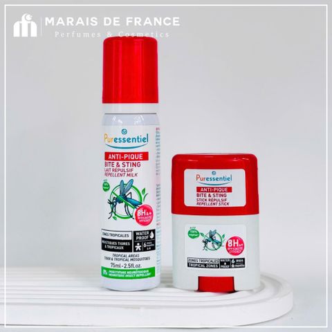 Thanh Chống Muỗi Puressentiel 20ml - An Toàn Cho Bé, Mẹ Bầu & Da Nhạy Cảm, Hiệu Quả 8,5h, Thiên Nhiên Không Chất Độc