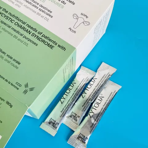 Bột Uống Hỗ Trợ Đa Nang Buồng Trứng Zytolia 60 Gói - Thực Phẩm Y Tế Đặc Biệt cho Phụ Nữ PCOS, Cân Bằng Nội Tiết Tố