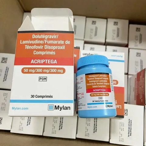 (Hàng công ty) Acriptega – Arv Phòng Ngừa Phơi Nhiễm HIV – Hãng Mylan - Lọ 30 Viên Chính hãng - Lọ 30 viên - Cao Cấp Chính Hãng Auth 100% Lọ 30 viên 423221