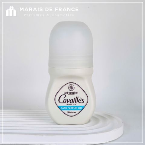 Lăn Khử Mùi Không Mùi Rogé Cavaillès Absorb+ 48H - Kiểm Soát Mồ Hôi, An Toàn Cho Da Nhạy Cảm 50ml
