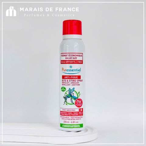 Puressentiel Xịt Chống Muỗi Thiên Nhiên 75ml - Chống Muỗi & Làm Dịu Da, An Toàn Cho Gia Đình, Hiệu Quả Lên Đến 7 Giờ