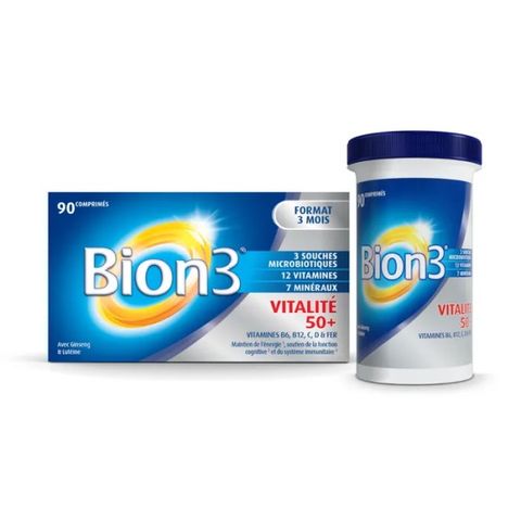 Vitamin tổng hợp cho người lớn tuổi Bion3 Vitality 50+ giúp tăng miễn dịch