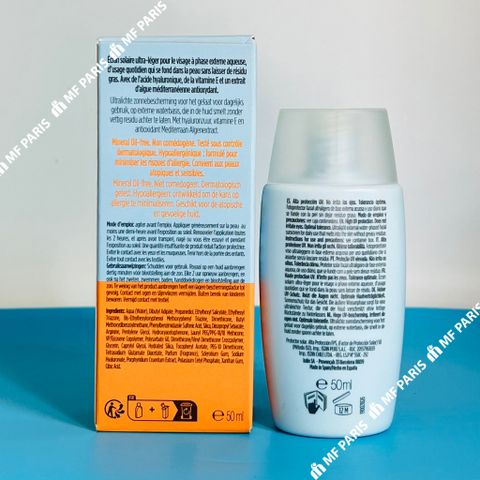 Kem Chống Nắng Dạng Nước ISDIN Fusion Water SPF50 - Không Cay Mắt, Không Nhờn Rít, Phù Hợp Cho Da Dầu và Nhạy Cảm, 50ml