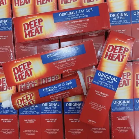 Kem xoa bóp giảm đau Deep Heat Original 140g - Giảm đau nhanh, cảm giác mát lạnh, hiệu quả cho nhức mỏi cơ và khớp
