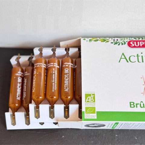 Nước Uống Giảm Mỡ Superdiet Actimincyl Bio - Hỗ Trợ Đốt Mỡ, Săn Chắc Vòng Eo - Hộp 20 Ống Hữu Cơ từ Pháp
