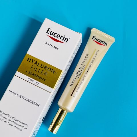 Kem Dưỡng Mắt Eucerin Hyaluron-Filler + Elasticity SPF20 15ml - Giảm Nếp Nhăn, Cải Thiện Đàn Hồi Da Mặt