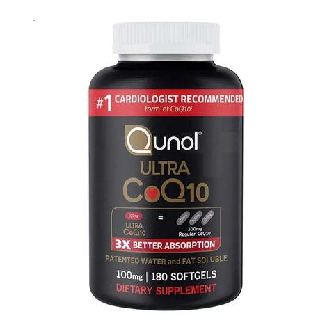 Viên Uống Hỗ Trợ Tim Mạch Qunol Ultra CoQ10 100mg - Giải Pháp Chống Đột Quỵ, Tăng Cường Sức Khỏe Tim Mạch, 180 Viên