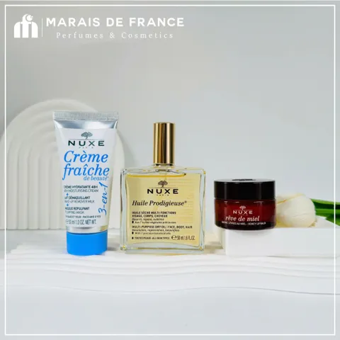 Dầu Khô Đa Năng Nuxe Huile Prodigieuse 50ml - Dưỡng Da & Tóc Mềm Mại, Chống Oxy Hóa, Hương Hoa Dịu Nhẹ, Hàng Chính Hãng từ Pháp