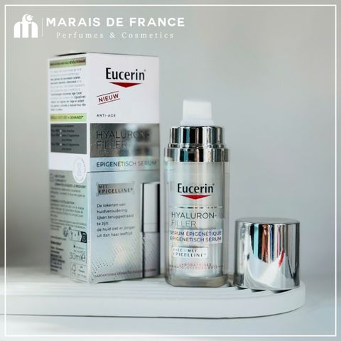 Tinh Chất Dưỡng Da Eucerin Hyaluron-Filler Epigenetic Serum 30ml - Giúp Da Căng Mịn, Dưỡng Ẩm Sâu, Thích Hợp Mọi Loại Da
