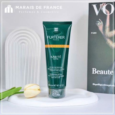 Mặt Nạ Dưỡng Tóc Rene Furterer Nutri Karité 200ml - Phục Hồi Tóc Khô Xơ, Hư Tổn, Không Silicone, Dưỡng Ẩm, Giúp Tóc Mềm Mượt