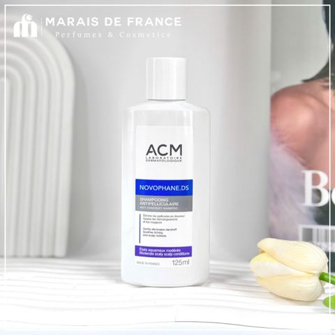 Dầu Gội ACM Novophane.K 125ml - Giải Pháp Chuyên Biệt Làm Sạch Gàu, Giảm Ngứa & Làm Dịu Da Đầu - Dược Mỹ Phẩm Pháp