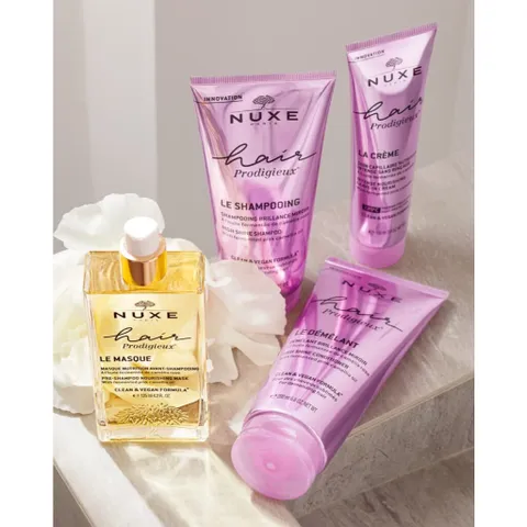 Mặt nạ tóc Nuxe Hair Prodigieux 30ml - Phục hồi hư tổn, dưỡng ẩm mái tóc mềm mượt, óng ả tự nhiên và giảm gãy rụng