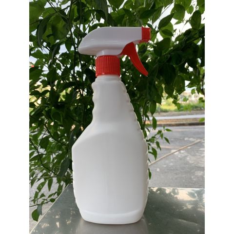 Bộ chai xịt phun sương 500ml - Chai xịt chăm sóc cây cảnh và nước lau kính - Dụng cụ tiện ích chất liệu nhựa PET, đầu xịt khóa an toàn