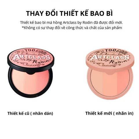 Phấn Má 3 Màu Too Cool For School Artclass By Rodin Blusher 6.8g - Lên Màu Tự Nhiên, Dễ Phối Tone 423524