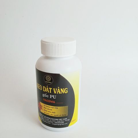 Keo Dát Vàng Gốc PU Hacowa 200ml - Độ Bám Dính Cao, Khô Nhanh, Mùi Nhài Dễ Chịu, Thích Hợp Tất Cả Loại Lá Vàng
