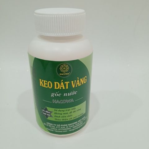 Keo Dát Vàng Gốc Nước 200ml - Siêu Đẹp Dán 1000 Lá Vàng, Dùng Cho Vật Liệu Thấm Hút Như Giấy, Da, Gốm Sứ, Trang Trí Đồ Nội Thất
