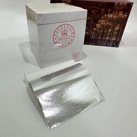 Hộp Lá Vàng Bạc Đài Đế Vương 2000 Lá - Dát Vàng Tượng Phật, Đồ Thờ, Trang Trí Nội Thất Cao Cấp, Bền Màu, Dễ Thi Công