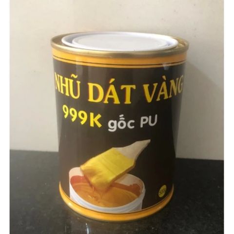 Nhũ Vàng Cao Cấp 500g 999K Gốc PU Siêu Bóng - Chuyên Dùng Trang Trí Kim Loại, Gỗ, Nhựa - Bền Màu, Dễ Sử Dụng, Hàng Ngoại Thất