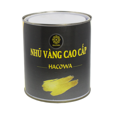 Nhũ Vàng Cao Cấp Hacowa 500g - Chất Liệu Dát Vàng Cho Vẽ Đồ Nội Thất, Tượng Phật, Trang Trí Nhà Cửa