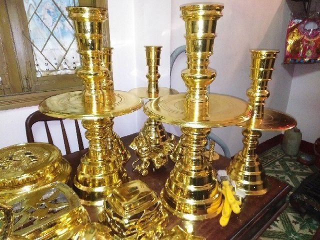 Combo keo dát vàng 24K cho kim loại, gỗ, nhựa - Bộ phủ 2 thành phần tạo hiệu ứng bóng sáng hoàn hảo