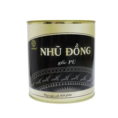 Sơn Nhũ Đồng Ánh Nâu Hacowa 1Kg - Chất Liệu PU Dùng Vẽ Đồ Nội Thất, Tượng Phật, Và Trang Trí Nhà Cửa
