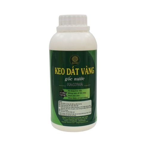 Keo Dát Vàng Gốc Nước 500ml - Sử Dụng Ngay Không Cần Pha Chế, An Toàn Cho Trang Trí Hoa Quả, Thạch Cao, Xi Măng
