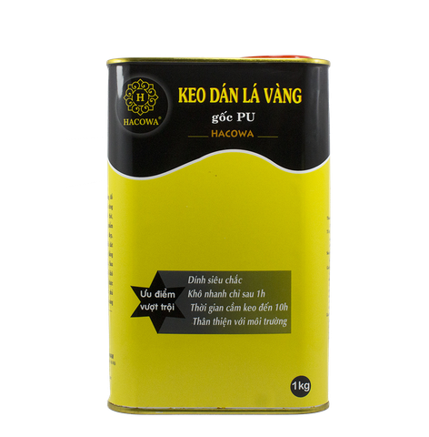 Keo Dát Vàng Gốc PU Hacowa 1kg - Chất Liệu Làm Đồ Trang Trí, Gắn Kết Lá Vàng Cho Đồ Thờ, Nội Thất, Đồ Gốm Xứ