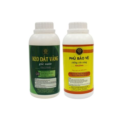 Keo Phủ Gốc Nước 500ml - Dát Vàng Hoa Quả, Thạch Cao, Xi Măng, Giấy Vẽ, Đồ Da, An Toàn và Không Mùi