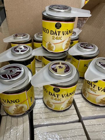 Keo Dán Vàng 24K 200g - Chuyên Dát Vàng Kim Loại, Gỗ, Nhựa, Bóng Đẹp, Dễ Thi Công, Không Cần Pha Dung Môi