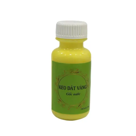 Keo Dát Vàng Gốc Nước 30ml - Chất Liệu Sữa Dùng Cho Trang Trí Đồ Vật, Lưu Niệm, Gốm Sứ, Bảo Quản Dát Vàng