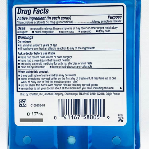 Xịt Mũi Nasacort Allergy 24h 16,9ml - Giảm Viêm Xoang, Dị Ứng, Ngứa Mũi Không Gây Buồn Ngủ - Thực Phẩm Chức Năng Mỹ