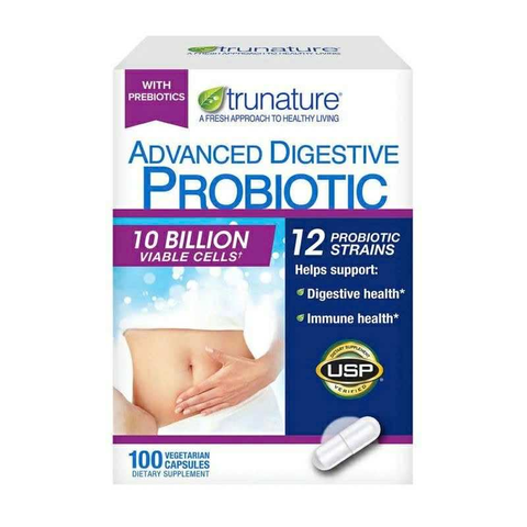 Viên uống tốt cho hệ tiêu hóa trunature Advanced Digestive Probiotic 100 viên