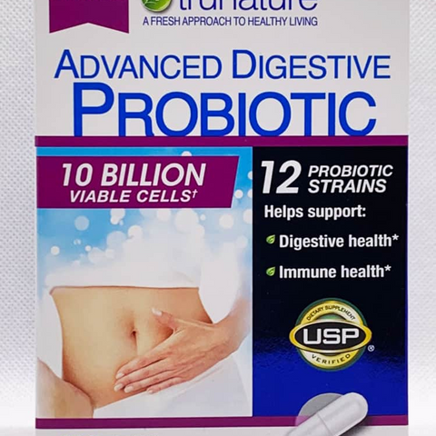 Viên uống tốt cho hệ tiêu hóa trunature Advanced Digestive Probiotic 100 viên